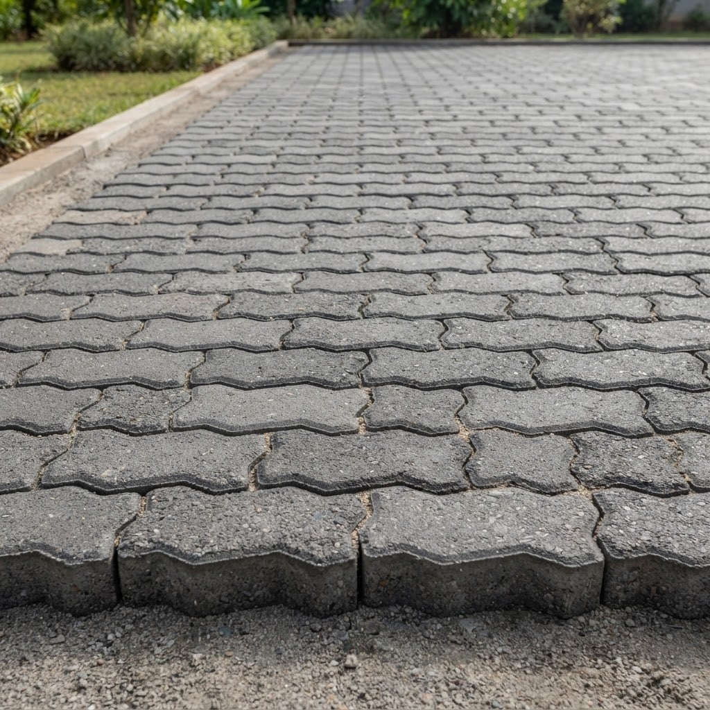 UCB Quadmouth Pavers — interlocking concrete paving blocks by Unique Concrete Builders Kenya
